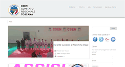 Desktop Screenshot of csentoscana.it
