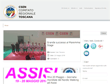 Tablet Screenshot of csentoscana.it